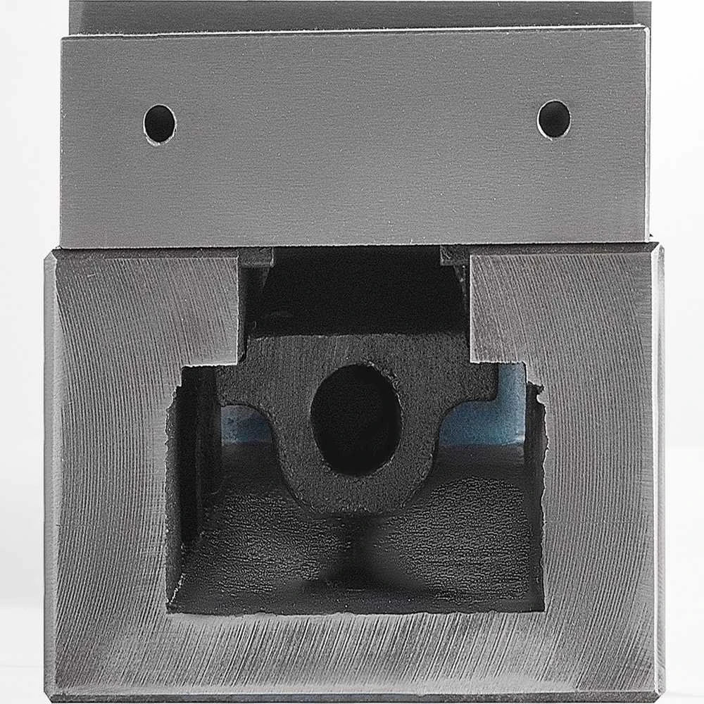 Stalo spaustuvai, didelio tikslumo, 100 mm, CNC, fiksuoti žandikauliai, frezavimo spaustuvai, metalo apdirbimo spaustuvai