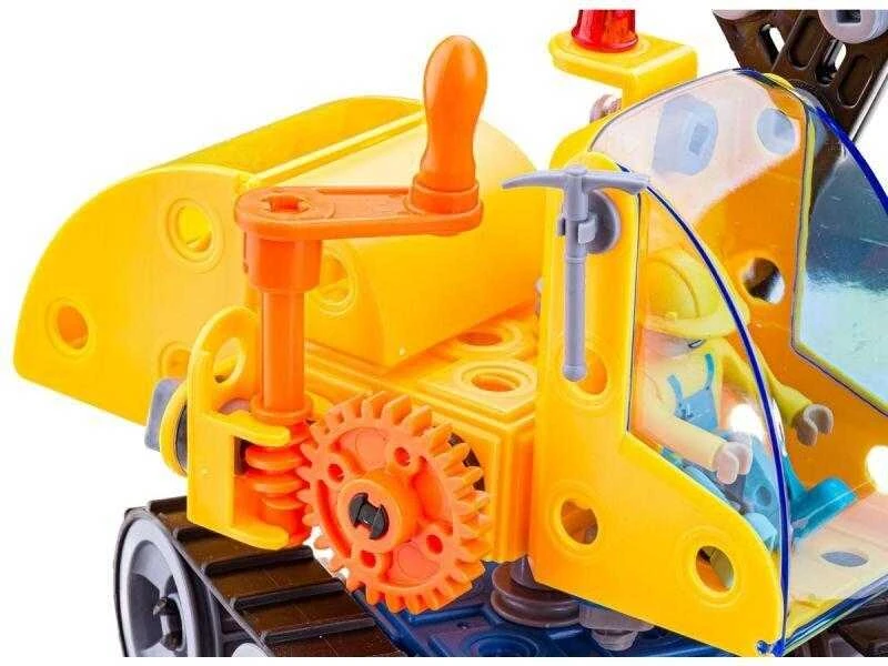 Statybinės transporto priemonės konstruktorius 6in1, 117d.