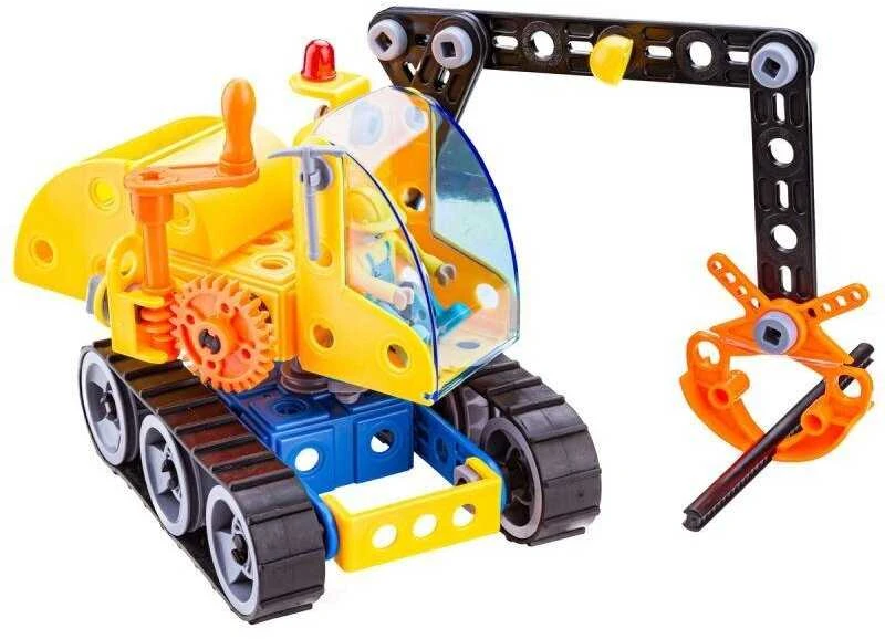 Statybinės transporto priemonės konstruktorius 6in1, 117d.