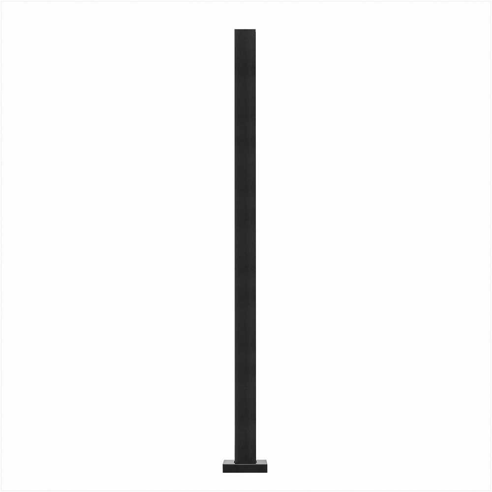 VEVOR Stiklo turėklo laikiklis 105 cm, juodas