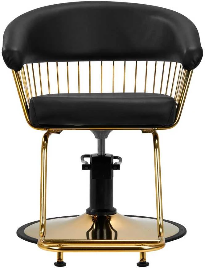 Activeshop Kirpyklos kėdė GABBIANO HAIRDRESSING CHAIR LILLE GOLD Juodas