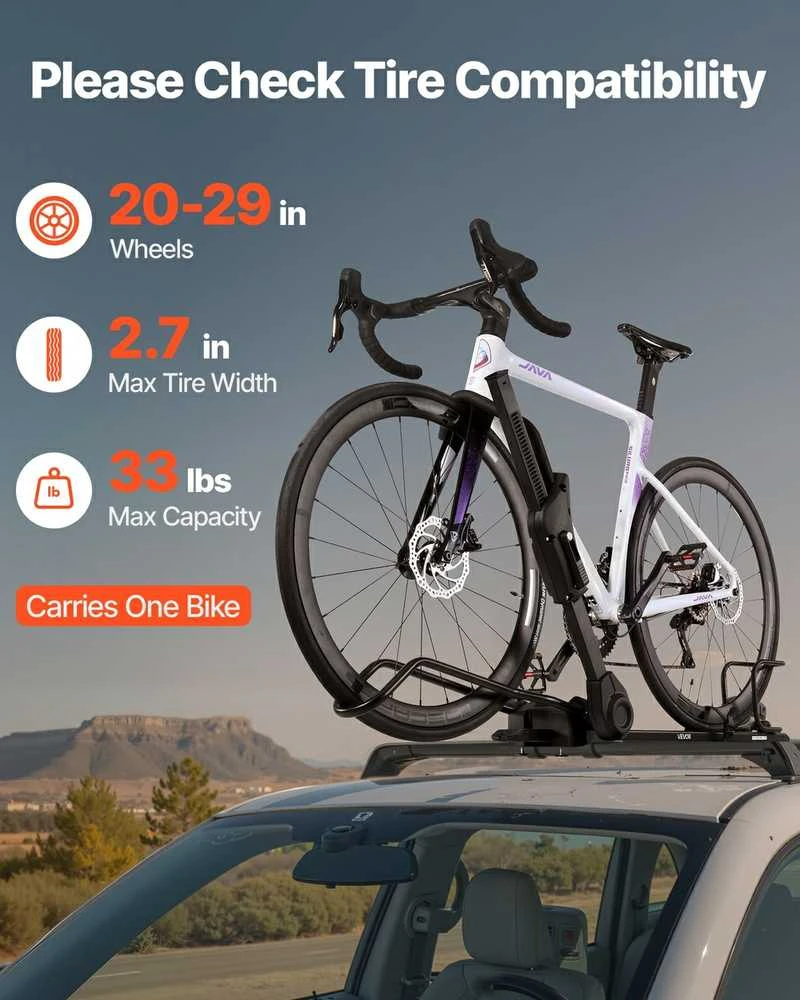 Stogo dviračių laikiklis, tvirtas vertikalus, užraktas, automobiliui, kalnų, plento dviračiams, MTB, kelionėms