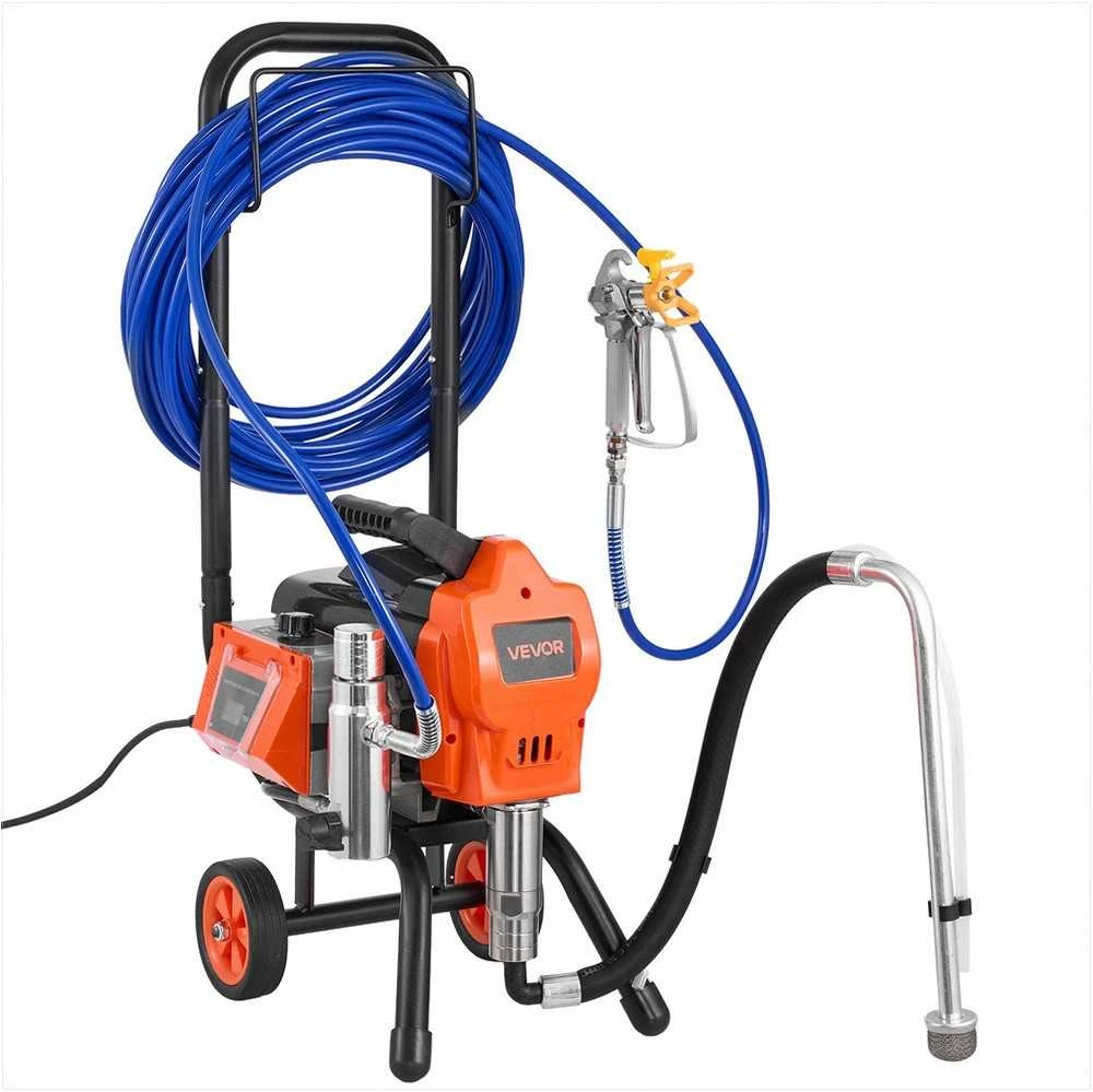 VEVOR Beorė dažymo mašina 1500W, 3300PSI su vežimėliu