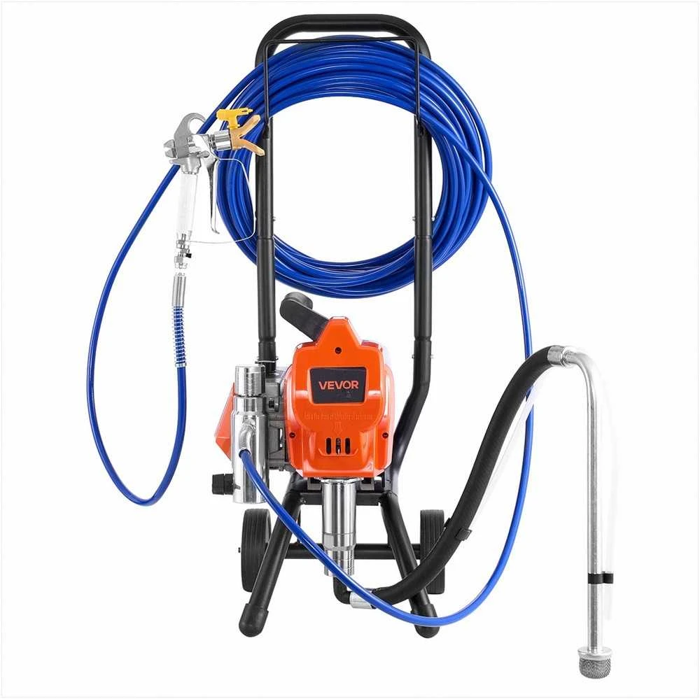 VEVOR Beorė dažymo mašina 1500W, 3300PSI su vežimėliu