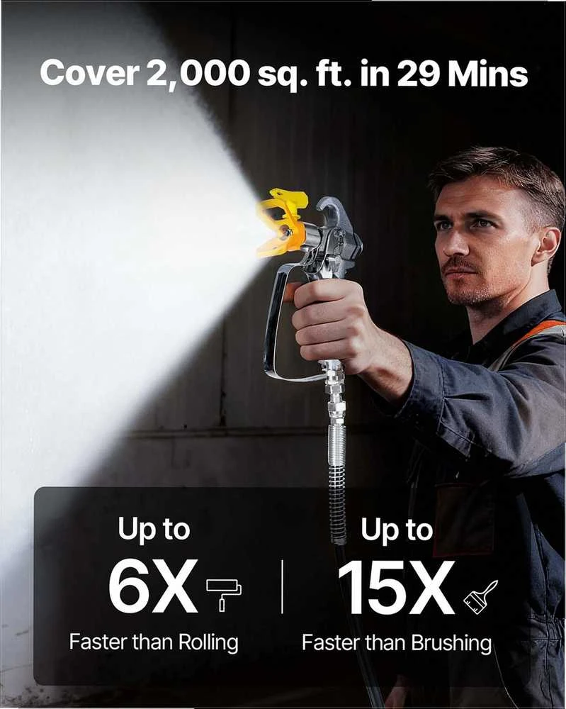 VEVOR Nešiojamas beoris dažymo purkštuvas 900 W
