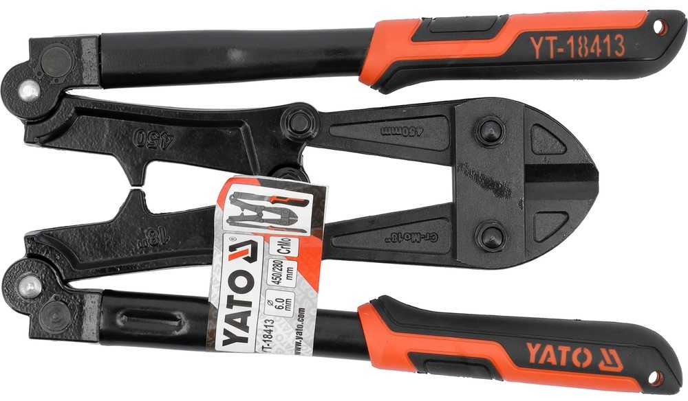 Yato Strypų žirklės 450 mm, sulankstomos rankenos, maks. 6 mm pjovimo skersmuo