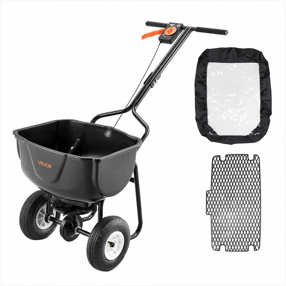 VEVOR Rankinis skleidėjas su tinkleliu, 27,2kg talpa