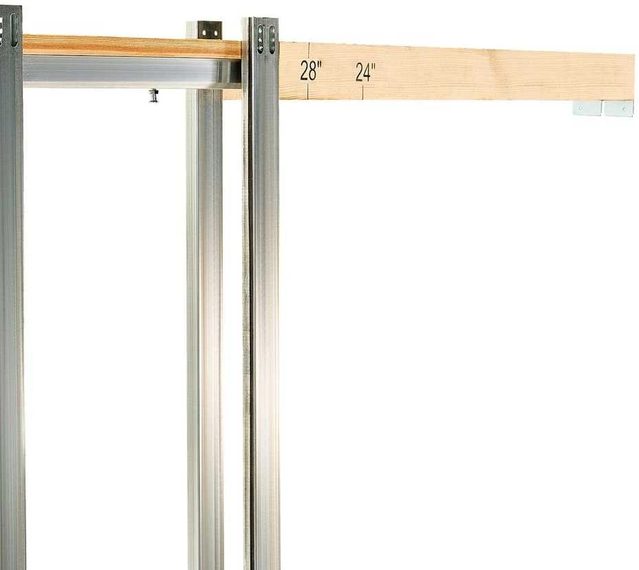 VEVOR Slankiojamos durys su matiniais stiklais, 765 x 2035 mm