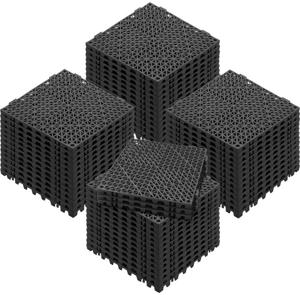 Sujungiamas pagalvėlės, 55 vnt., minkšti PVC drenažo kilimėliai, 30 x 30 cm sujungimo plytelės