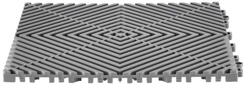 Sujungiami drenažo kilimėliai 30.5x30.5 cm, 55 vnt. PP grindų plytelės, neslystantis kilimėlis į garažą, sodui, virtuvei, drenažo plytelės