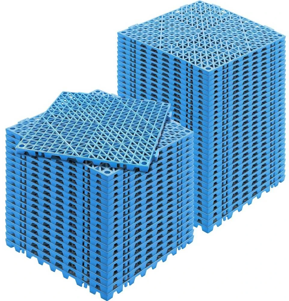 Sujungiami drenažo kilimėliai, minkšta PVC, 30 x 30 cm, 50 vnt.