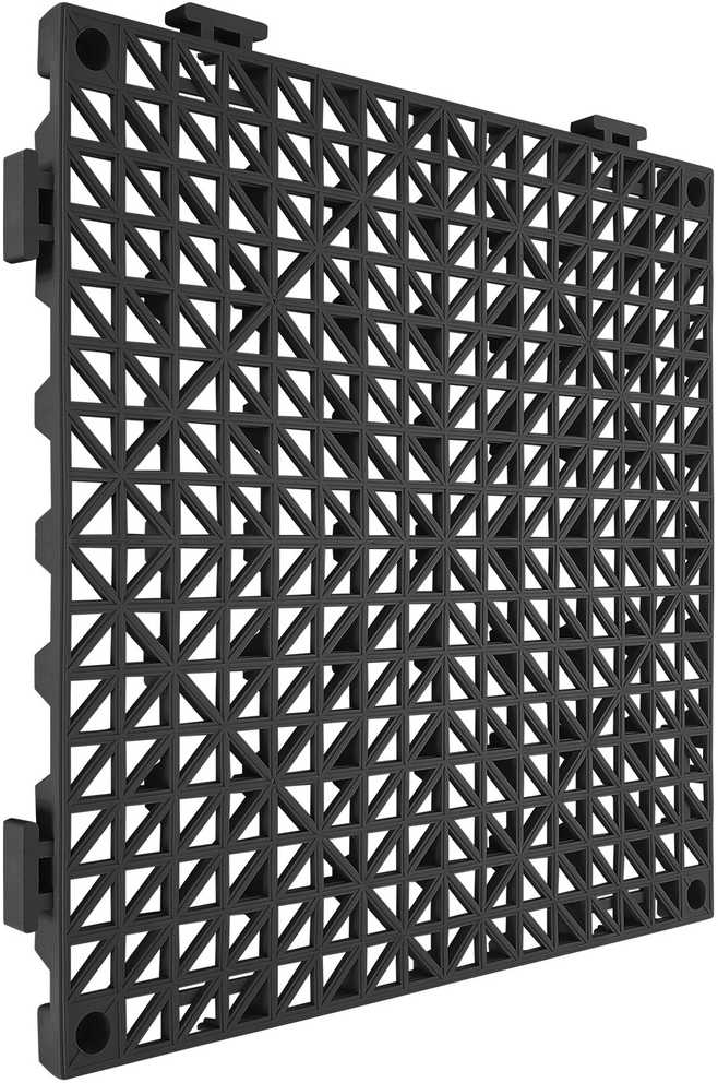 VEVOR Sujungiamos grindų plytelės 30x30 cm PVC, 12 vnt.