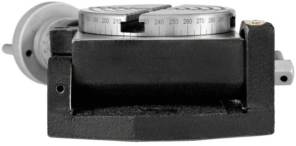 Sukamasis stalas 100 mm, horizontalus/vertikalus, 4 griovelių, frezavimui, gręžimui, tikslus, rotacinis padėties nustatymo stalas