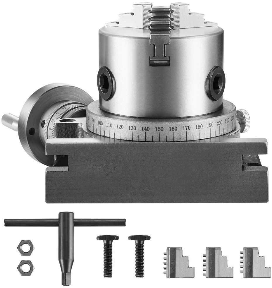 VEVOR Rotacinis stalas frezavimo staklėms, 100 mm