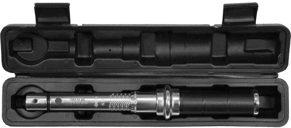 Yato Sukimo momento rakto rankena 2,5-12 Nm, su 9x12 mm lizdu, automobilių sukimo momento raktas, CrMo plieno raktas