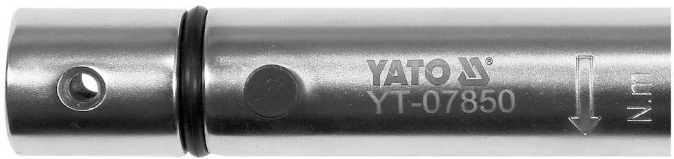 Yato Sukimo momento rakto rankena 2,5-12 Nm, su 9x12 mm lizdu, automobilių sukimo momento raktas, CrMo plieno raktas