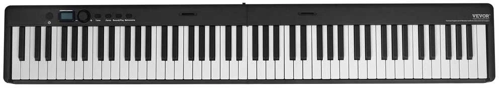 Sulankstoma 88 klavišų pianino klaviatūra su Bluetooth MIDI, nešiojamas skaitmeninis pianinas, elektroninis pianinas, susukamas pianinas