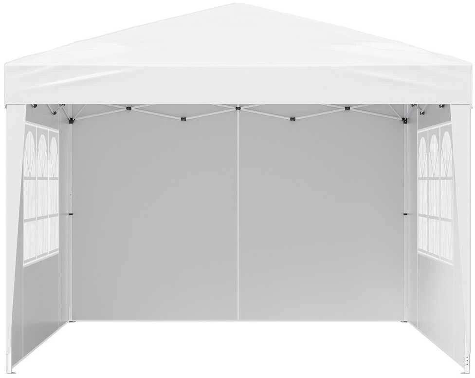 Sulankstoma Pavėsinė 10 x 10 m, Palapinė su Sienomis ir Langais, Lauko Pastogė Sodui, Kempingui, Prekybai, Šešėlinė, Markizė