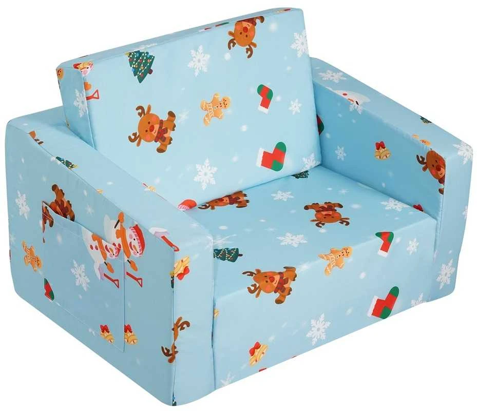 VEVOR Sulankstoma vaikiška sofa-lova 2-in-1