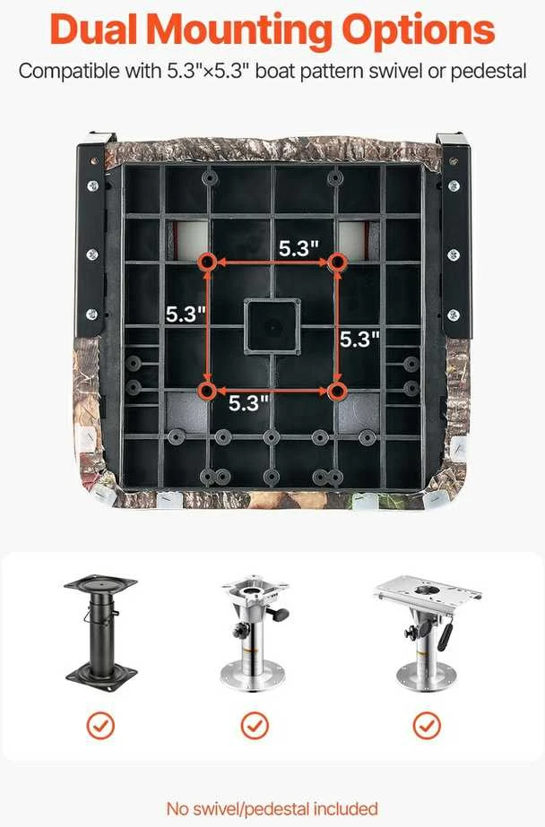 Sulankstoma valties kėdė, aukšta nugara, kamufliažinė, žvejybai, jūrinė, patogi, valtims