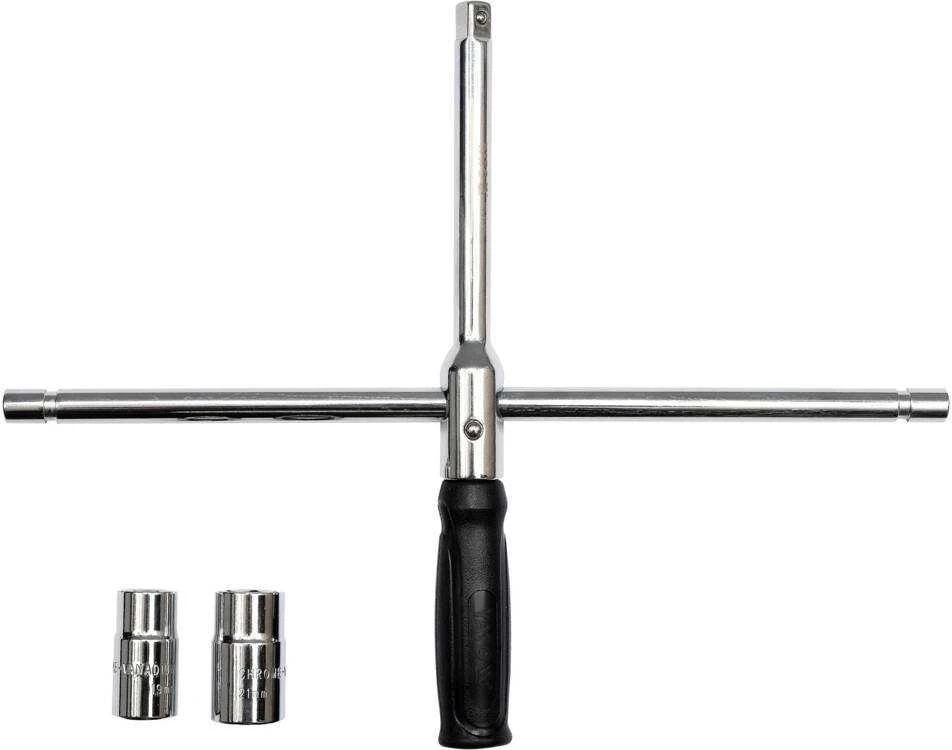 Sulankstomas automobilio rato veržliaraktis, su lizdais 17 mm, 19 mm, 21 mm, 23 mm, ratų veržlių veržliaraktis, padangų montiruotė