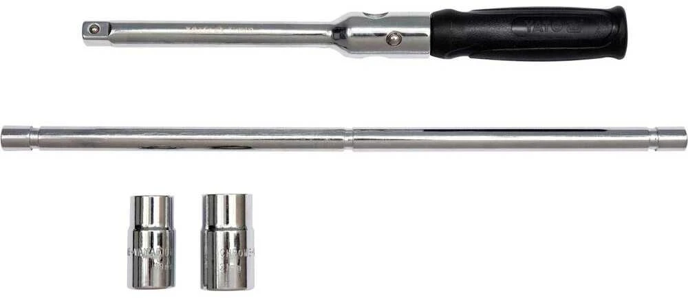 Sulankstomas automobilio rato veržliaraktis, su lizdais 17 mm, 19 mm, 21 mm, 23 mm, ratų veržlių veržliaraktis, padangų montiruotė