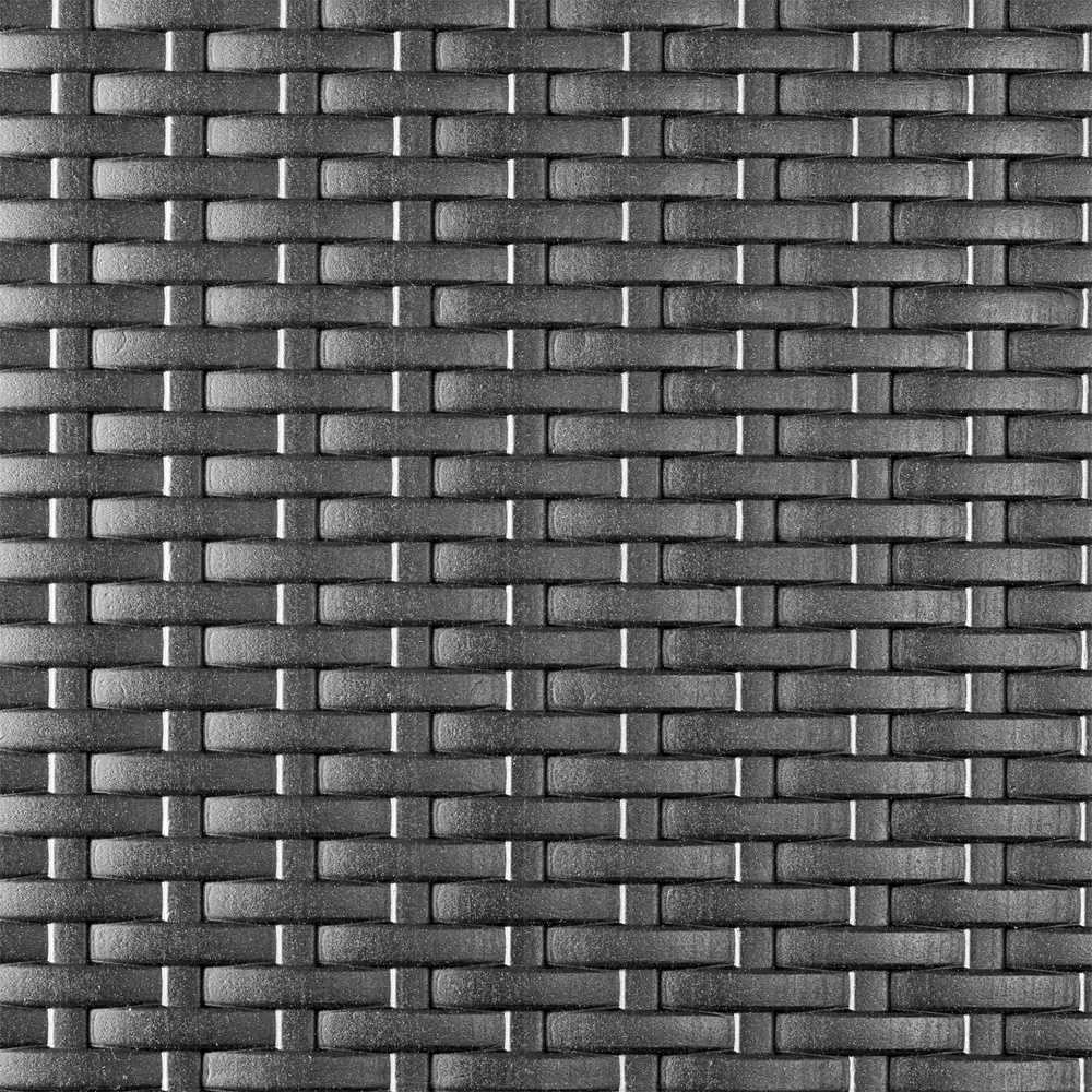 Sulankstomas banketinis stalas-lagaminas, rotango raštas, 180x74x74.5 cm, pilkas, furšetų, renginių stalas