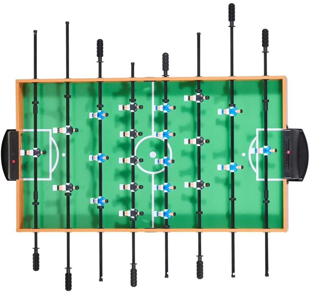 Sulankstomas stalo futbolas, standartinis namų futbolo stalas, nešiojamas, 2-4 žaidėjams, kompaktiškas, mini futbolas