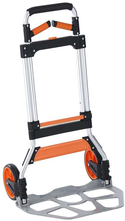 Sulankstomas vežimėlis, 140 kg keliamoji galia, lengvas aliuminio vežimėlis, nešiojamas vežimėlis, sulankstomas vežimėlis, bagažo vežimėlis