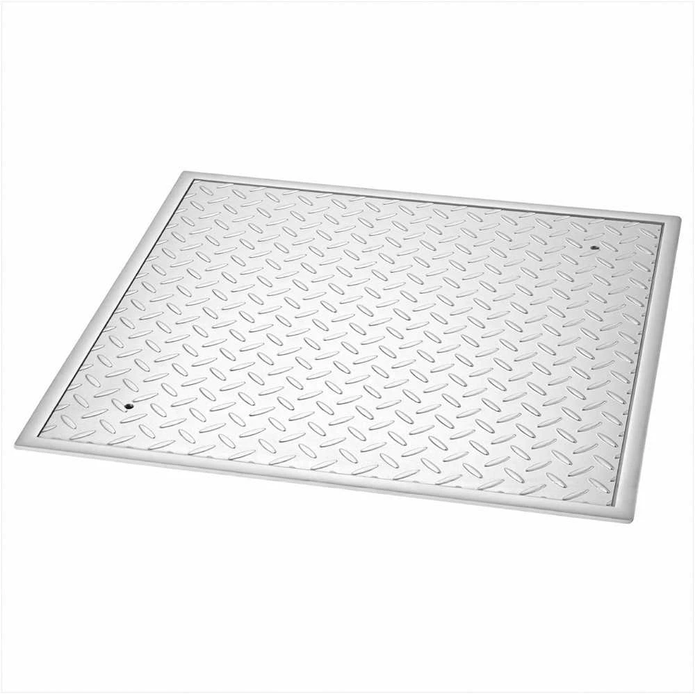 VEVOR Kvadratinis šulinio dangtis su rėmu 500x500mm