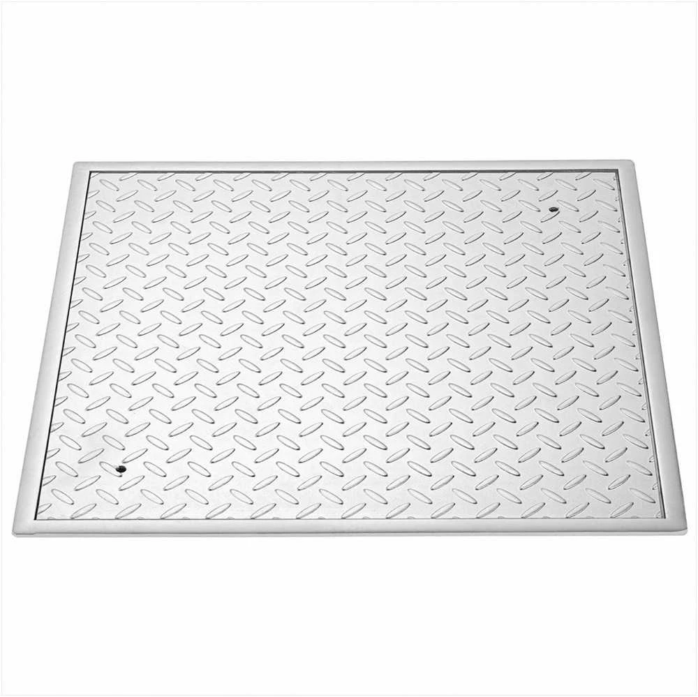 VEVOR Kvadratinis šulinio dangtis su rėmu 500x500mm