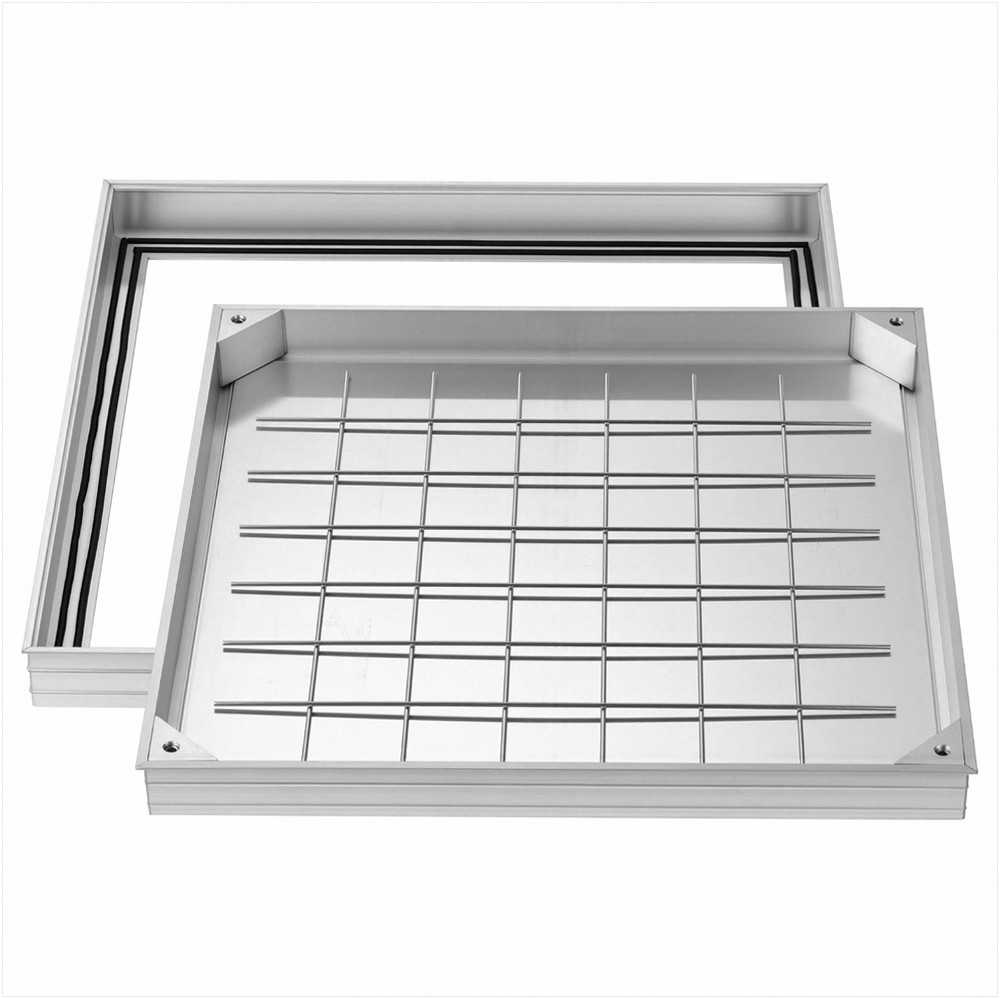 VEVOR Šulinio dangtis su rėmu 600 x 600 mm