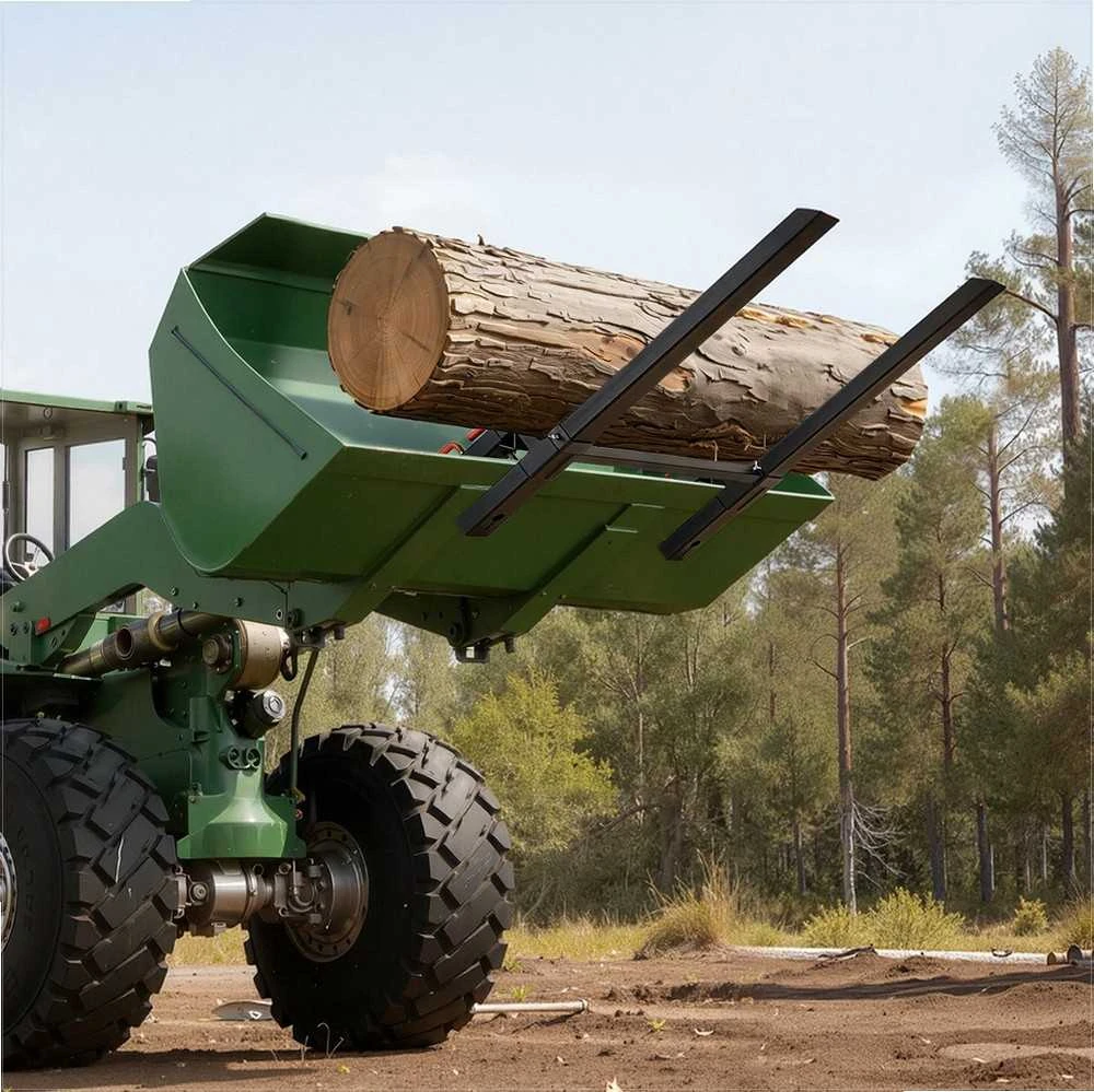 VEVOR Traktoriaus šakių priedai 1814 kg, juodi