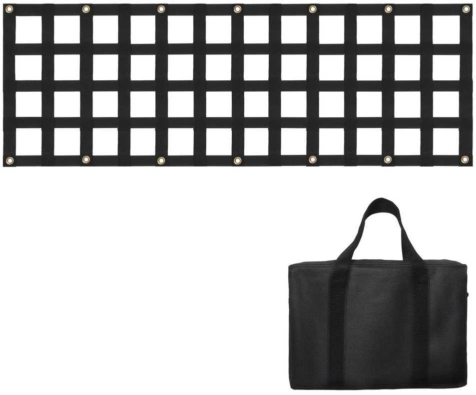 Sunkvežimio bagažinės tinklas 1370 x 460 mm, reguliuojamas pikapų bagažinės tinklas, tvirtas krovininis tinklas