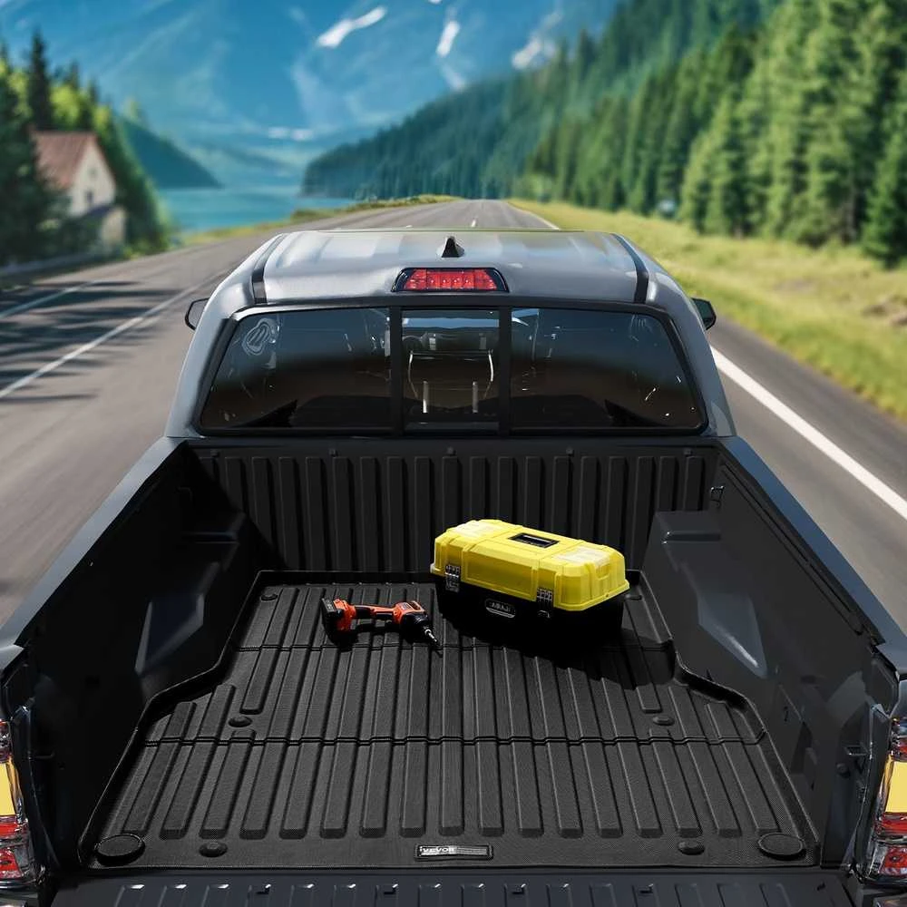 Sunkvežimio kėbulo kilimėlis, skirtas Toyota Tacoma 2005-2023, TPE kėbulo įdėklas, apsauga nuo visų oro sąlygų, neslystantis sunkvežimio kėbulo apsaugas
