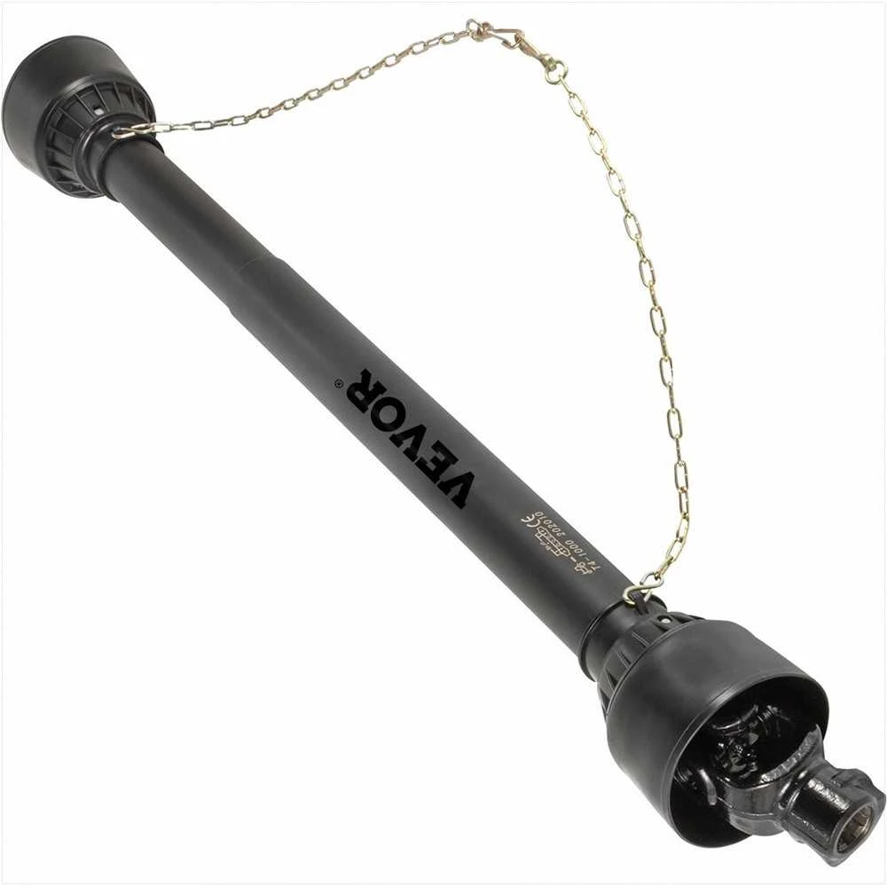 VEVOR PTO velenas su 1-3/8" x 6 šlicais