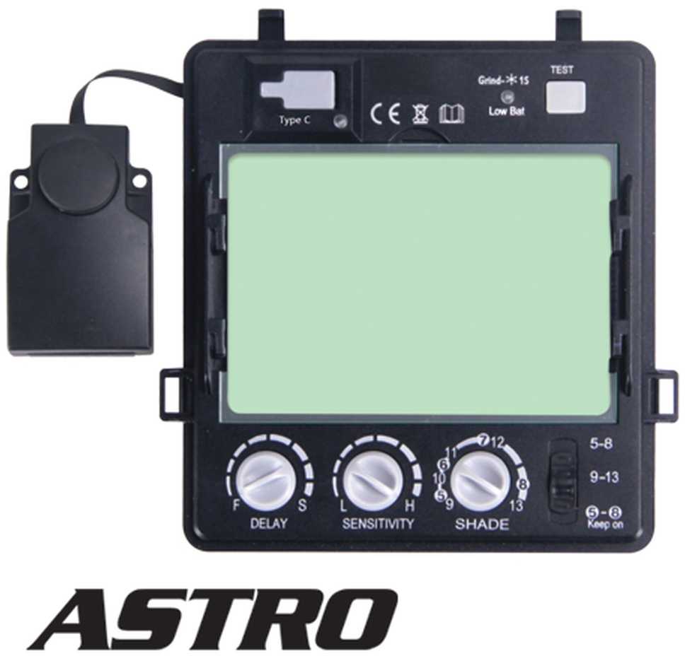 Toya Sa Poland Automatiškai tamsėjanti suvirinimo kaukė / skydelis | ASTRO TRUE (YT-73930)