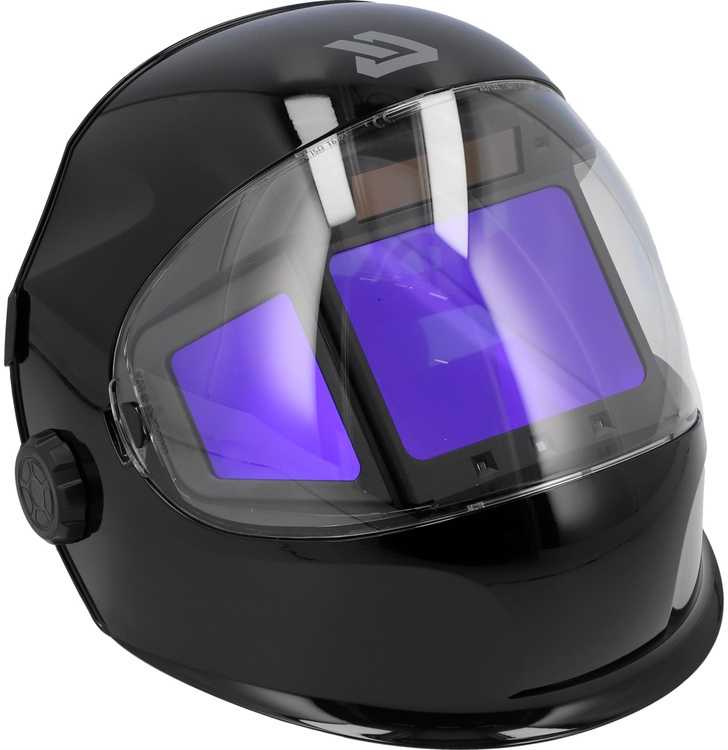 Suvirinimo šalmas, automatinis tamsinimo filtras, tikra spalva, platus matymo laukas, skirtas MMA, MIG, MAG, TIG suvirinimui