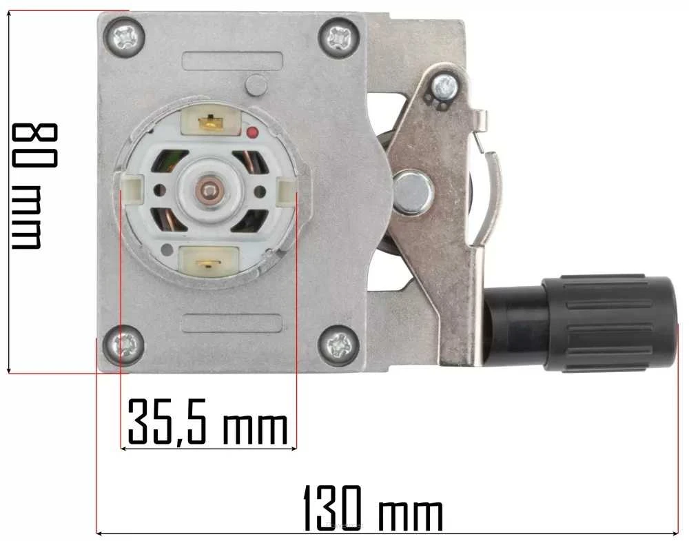Suvirinimo vielos tiektuvas, MIG suvirinimo aparatams, 0.8/1.0mm vielos skersmuo, 2-15 m/min greitis, 24V DC maitinimo šaltinis