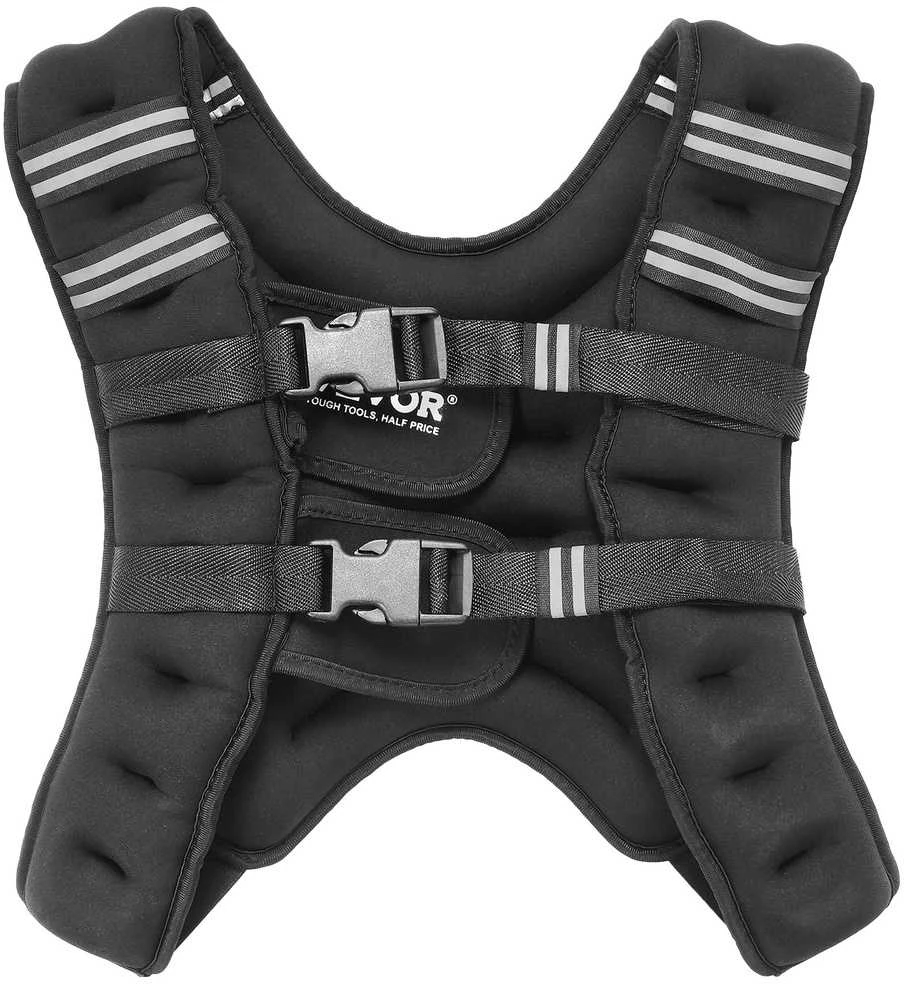 Svertinė liemenė vyrams ir moterims, 7.32 kg, neoprenas, reguliuojamos sagtys, jėgos treniruočių liemenė, fitneso įranga
