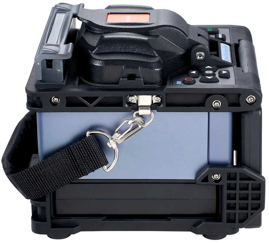 Šviesolaidžio suvirinimo aparatas, 6 varikliai, 6s suvirinimas, 13s kaitinimas, 5" LCD, greitas, preciziškas, optinių skaidulų sujungėjas