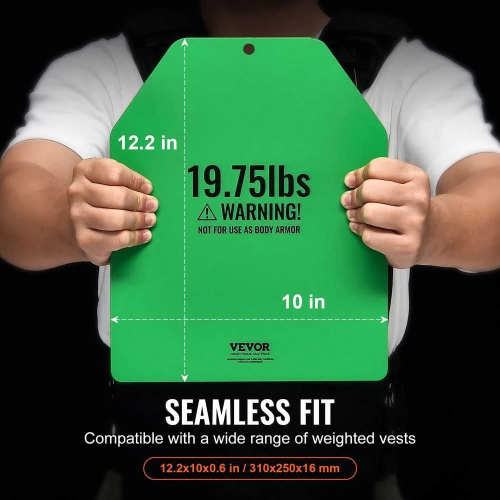 Svorio liemenės plokštės, 9kg plieninės plokštės svorio liemenėms, jėgos treniruotės, bėgimas, treniruočių intensyvumas, reguliuojami fitneso svoriai