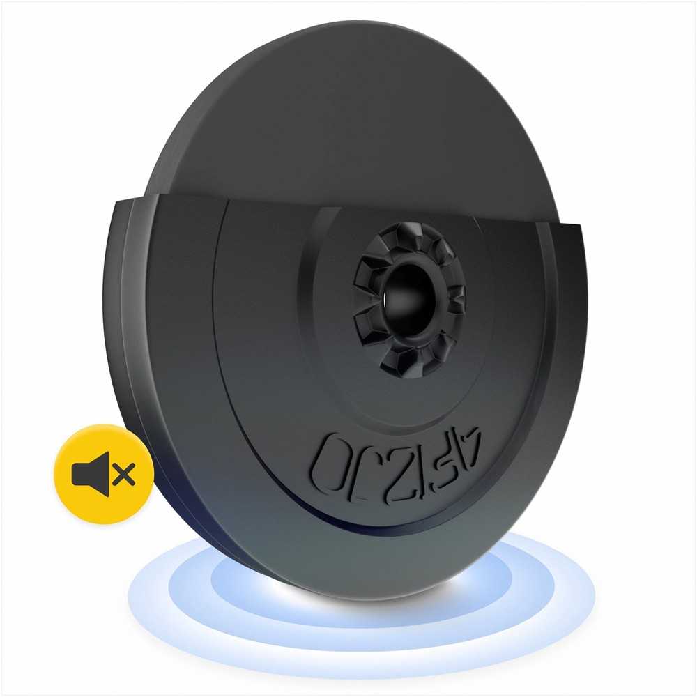 Svorių rinkinys, 40 kg, jėgos treniruotėms, universalūs sporto salės svoriai, juodi kompozitiniai svoriai