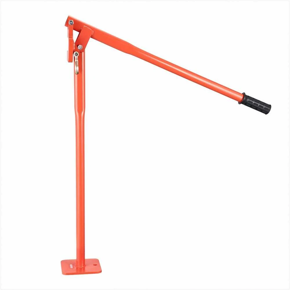 T formos stulpų trauktuvas, tvirtas plieno tvoros stulpų ištraukėjas apvaliems stulpams ir kelmams, jėgas taupantis įrankis, 91.4 cm aukščio, sodo įrankis