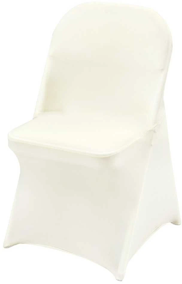 VEVOR Ivory spandex kėdžių užvalkalai, 50 vnt.