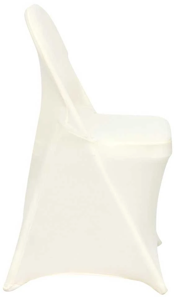 VEVOR Ivory spandex kėdžių užvalkalai, 50 vnt.