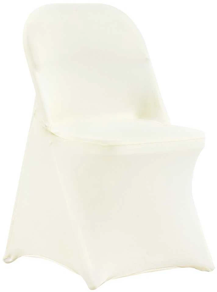 VEVOR Ivory spandex kėdžių užvalkalai, 50 vnt.