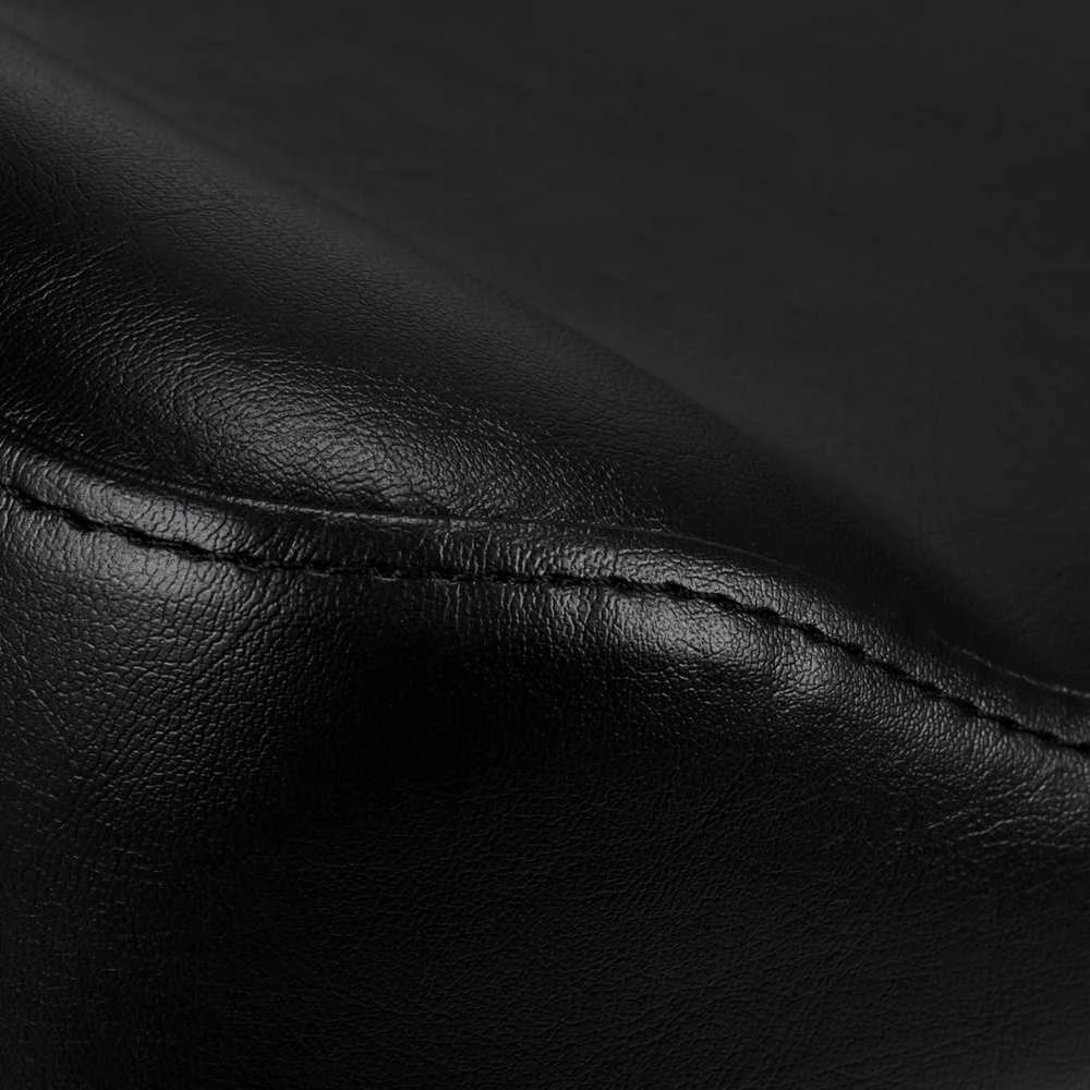 Tatuiruočių kėdė su atlošu, reguliuojama tatuiruočių meistro kėdė, ergonomiška tatuiravimo kėdė profesionalams, juoda tatuiruočių kėdė