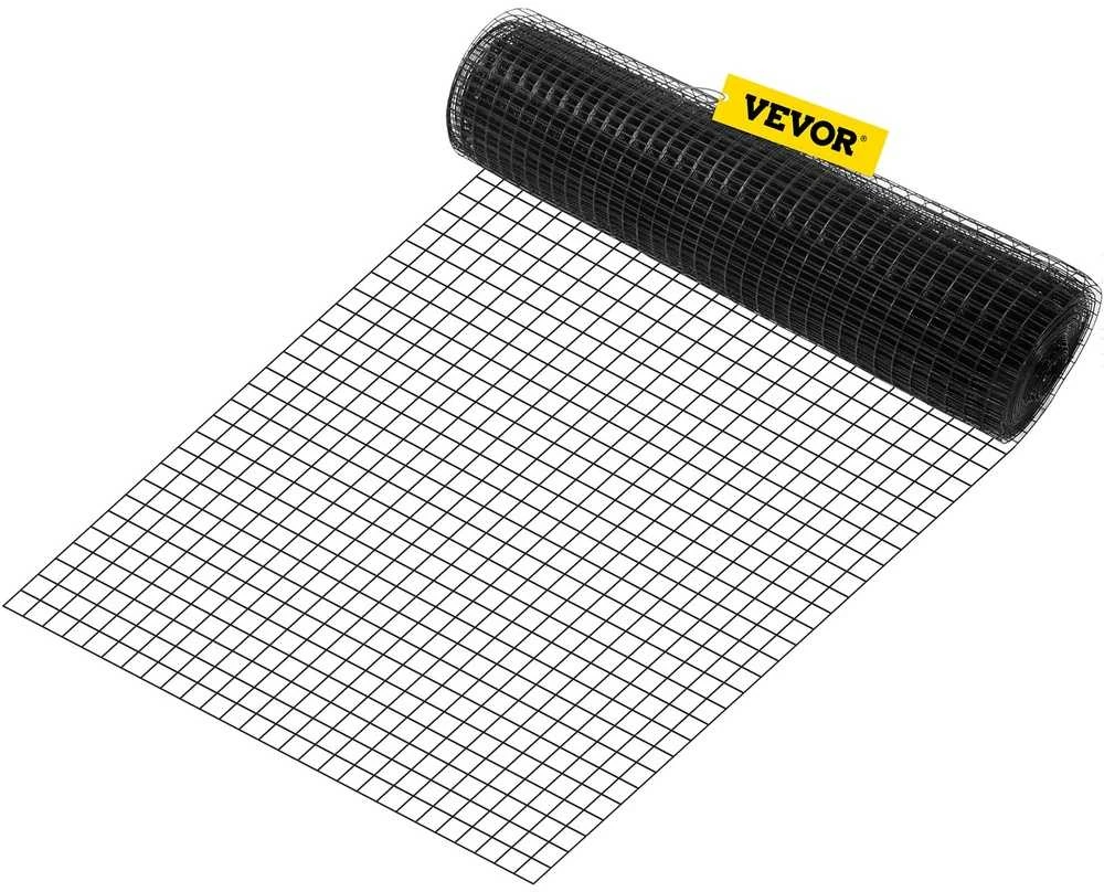Techninė medžiaga sodo tvoroms, 16 gabarito cinkuoto plieno tinklelis, 61 cm x 3048 cm vištų viela, metalinio tinklelio tvora