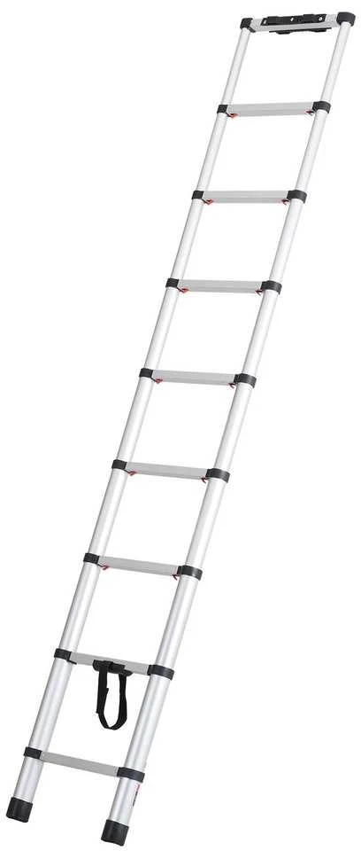 VEVOR Teleskopinės kopėčios 8,5 ft su vieno mygtuko įtraukimu